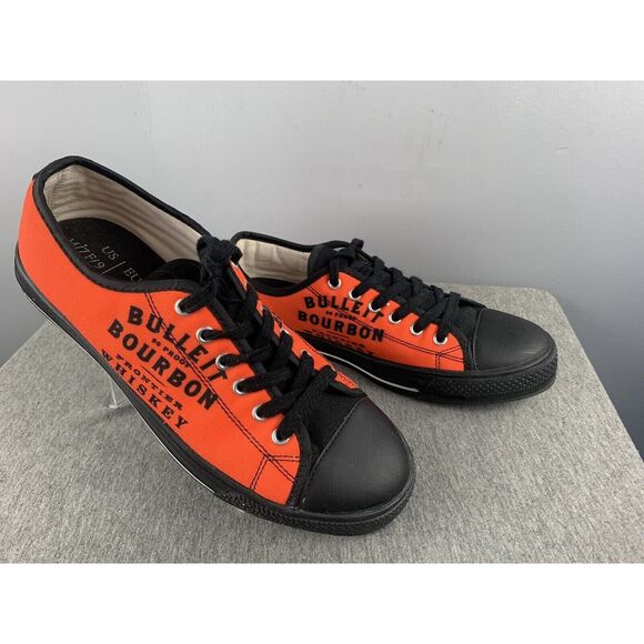 BULLEIT BOURBON FRONTIER WHISKEY Men's Skate shoes size 7 Women 9 orange/black - Picture 4 of 6